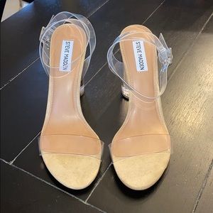 Steve Madden Clear Heeled Sandal 👡
